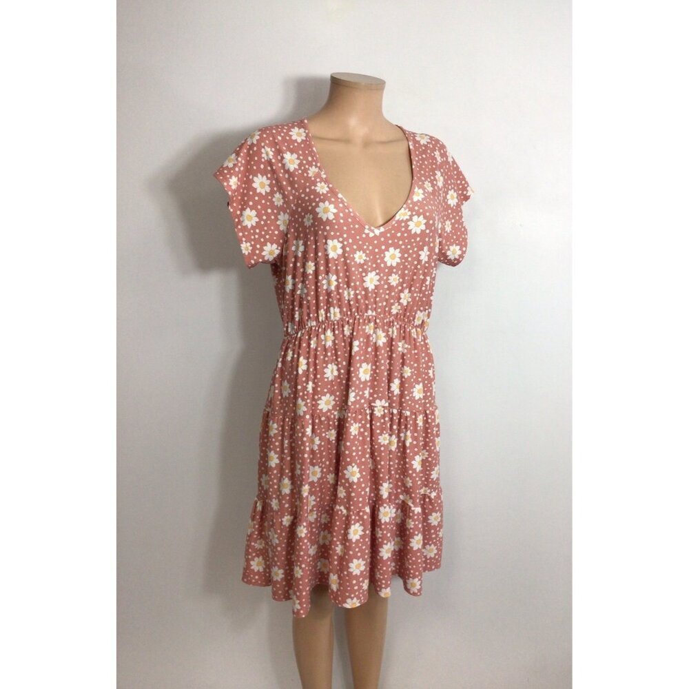 Floral Sunflower Dress Womens 2XL - Picture 5 of 11